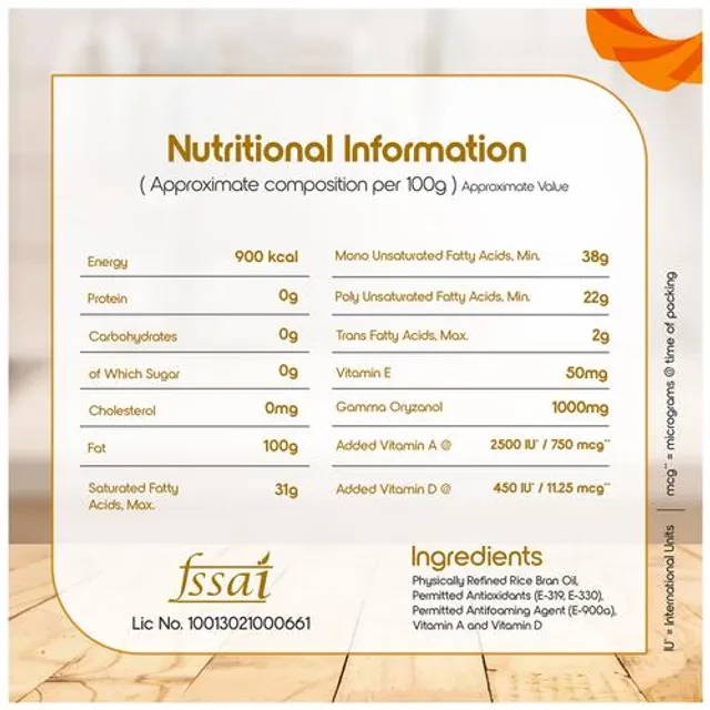 Fortune Refined Oil - Rice Bran, 5 L Can-10.webp